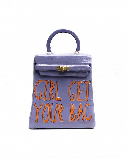 GITHAN COOPOO, SECURE THE BIRKIN
2022, CLAY & ACRYLIC