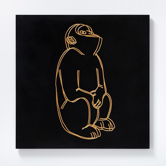 BRETT MURRAY, ME
2022, PERSPEX, GOLD LEAF AND WOOD