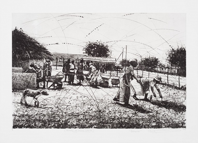 PHILLEMON HLUNGWANI, NDZAKA YA MANANA IVULOMBE
2018, Etching