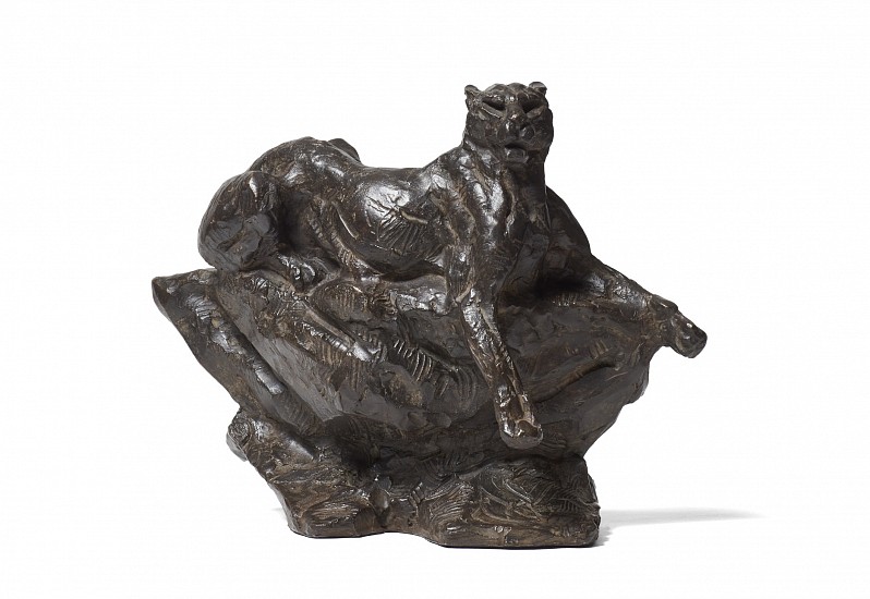 DYLAN LEWIS, S456 RESTING LEOPARD II MAQUETTE
2022, Bronze