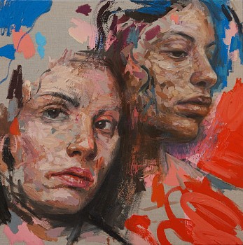 Arrangement 2023 oil on linen 60x60cm