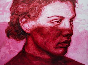 Retina Burn 2023 oil on linen 170x230cm