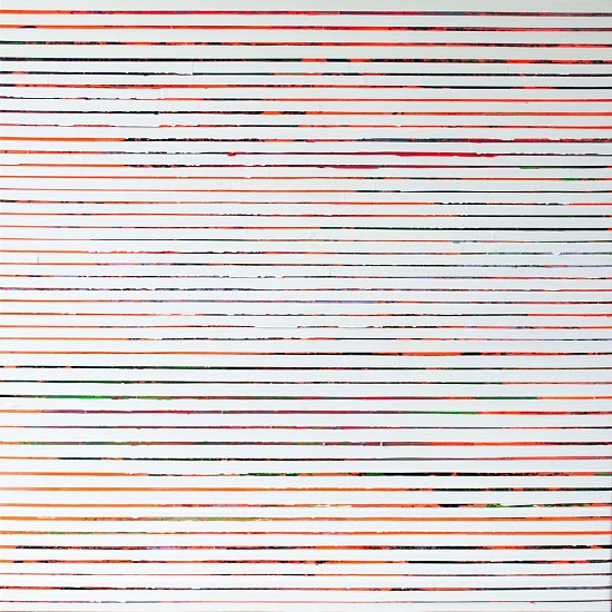 PAOLO BINI, BIANCO LUCE / WHITE LIGHT
2022, ACRYLIC AND PIGMENTS ON PAPER TAPE ON CANVAS