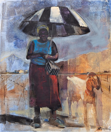 RICKY DYALOYI, WALKING IN FAITH
2023, Mixed Media on Canvas