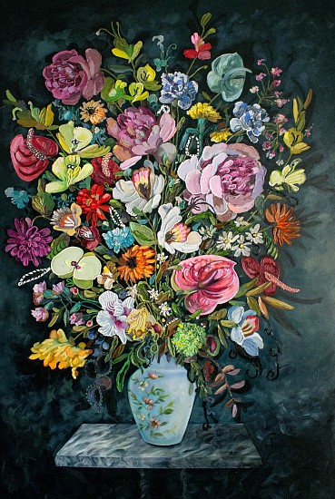 LEE-ANN HEATH, MARBELOUS ARRANGEMENTS
2023, Oil on Canvas