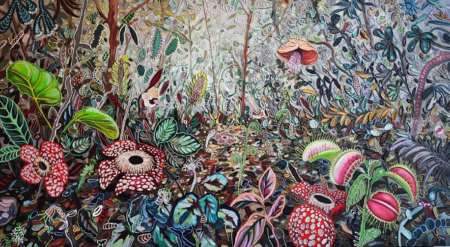 LEE-ANN HEATH, THE BIG BLOOM THEORY
2023, Oil on Canvas