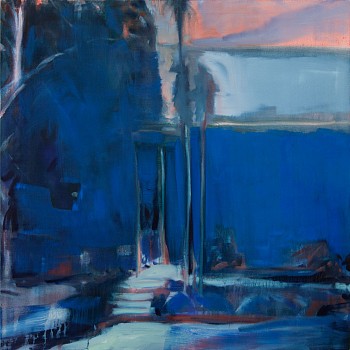 04 Hoogervorst The Newlands Fire Station 2023 Oil on Canvas 100 x 100cm