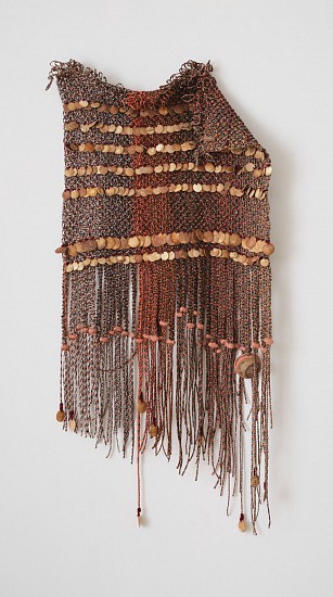 LIZA GROBLER, IMPRESSION SUNRISE
2025, ROPE, AIR DRYING CLAY, SYNTHETIC BEAD, STONE AND OSTRICH EGG SHELL