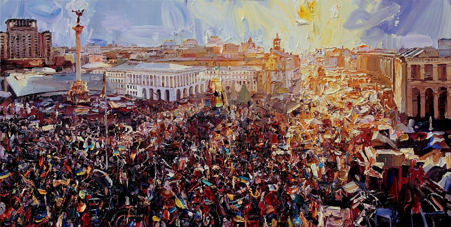 NIGEL MULLINS, EUROMAIDAN, KYIV (2014)
2023, Oil on Canvas