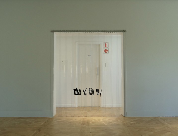 VUSUMZI NKOMO, YOU WILL BE WATER
2025, PVC STRIP CURTAIN, VINYL