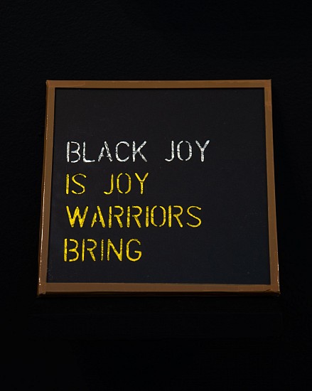 VUSUMZI NKOMO, FUNDAMENTAL PHANTASY XXII (BLACK JOY IS JOY WARRIORS BRING)
2025, GLASS, PAPER, FOIL, SELLOTAPE AND CARDBOARD
