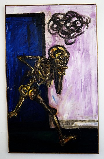 BOYTCHIE, PLOTTING REVENGE
2025, OIL, ENAMEL AND BITUMEN ON CANVAS