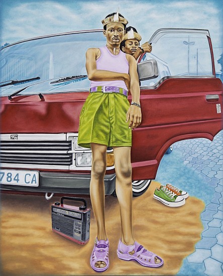 MBULELO LOKOTO, THE RED SIYAYA
2025, Oil on Canvas