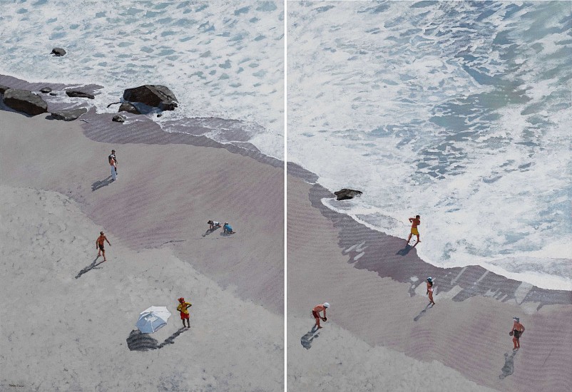 DENBY MEYER, 5PM BEACH (DIPTYCH)
2025, Acrylic on Canvas
