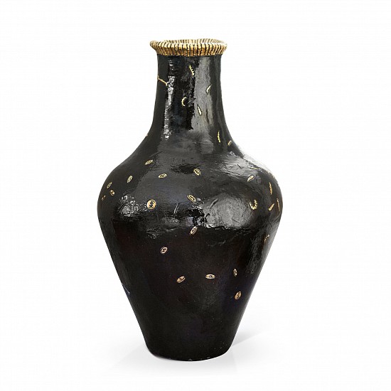 LUCINDA MUDGE, MAGGOT MONEY
2017, CERAMIC, GOLD LUSTRE