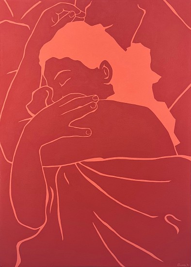 ELLÉNA LOURENS, INHALE
2024, Acrylic on Canvas