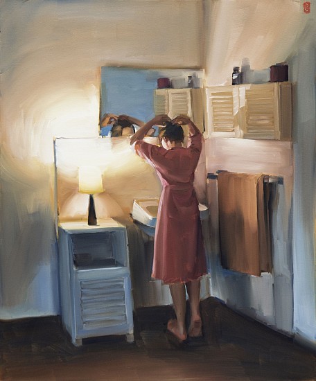 SASHA HARTSLIEF, NIGHTLY RITUAL
2025, Oil on Canvas