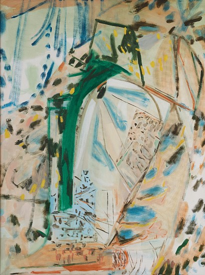 JEANNE HOFFMAN, SHELTERED WITH TOUCHES OF DEFIANCE
2025, ACRYLIC ON ITALIAN COTTON