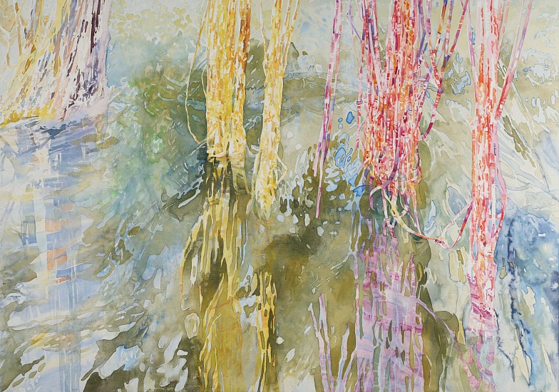 RINA STUTZER, EPHEMERAL STREAM I
2024, SILKSCREEN MONOTYPE HYBRID ON FABRIANO ARTISTICO PAPER, HAND FINISHED