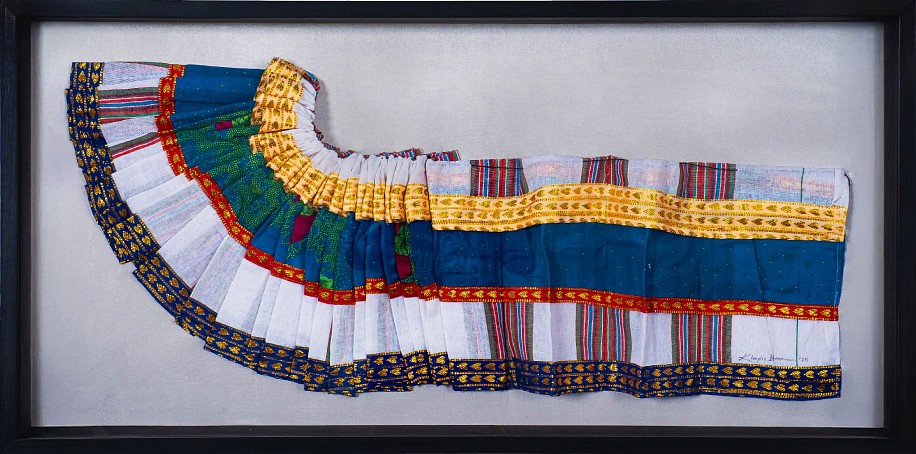 KHANYISA BRANCON, ON MEETING AND MIGRATION: HOMAGE TO NKOWANKOWA
2025, LITHOGRAPHY ON COTTON TEXTILE SCULPTURE