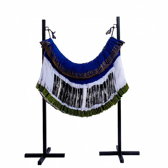 KHANYISA BRANCON, MOKOROTLO WA MAHLARE / THE CHANT OF MAHLARE
2025, LITHOGRAPHY ON COTTON TEXTILE SOFT SCULPTURE