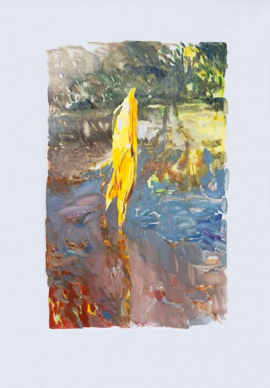 RINA STUTZER, WATERDANCER II
2025, OIL ON BUMPH PAPER