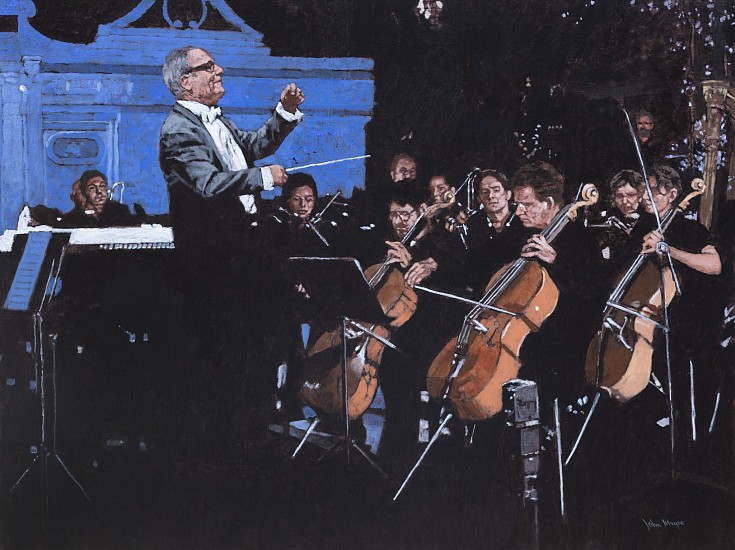 JOHN MEYER, A SUMMER CONCERT (20425)
2025, Mixed Media on Canvas