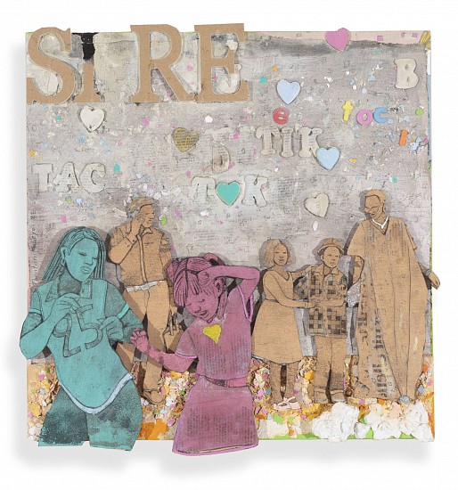 THONTON KABEYA, I LOVE CAPE TOWN SERIES III
2024, Mixed Media on Canvas