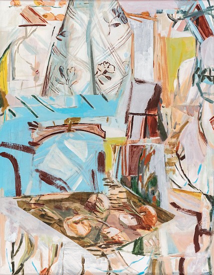 JEANNE HOFFMAN, DIAGRAM OF MOVES
2026, ACRYLIC ON ITALIAN COTTON