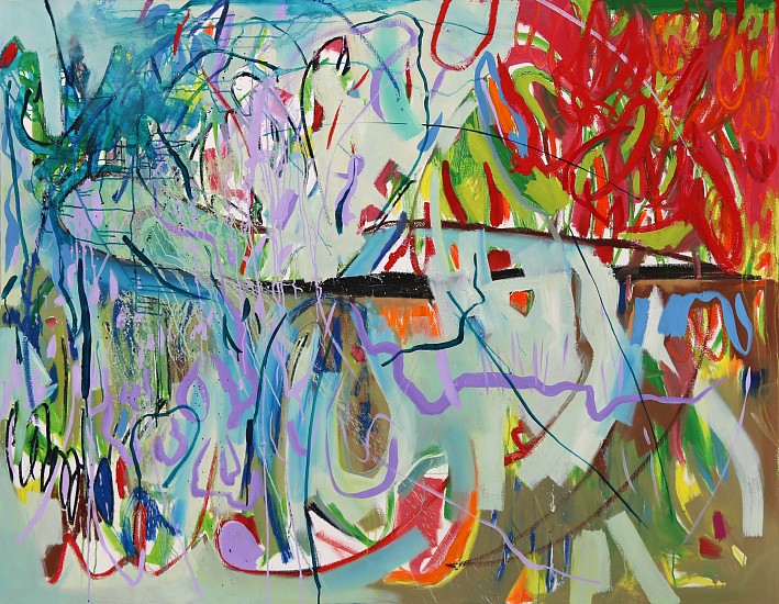 LIZA GROBLER, SLANG IN DIE GRAS
2026, Oil on Canvas