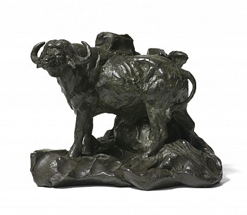 s498 cape buffalo small maquette 1