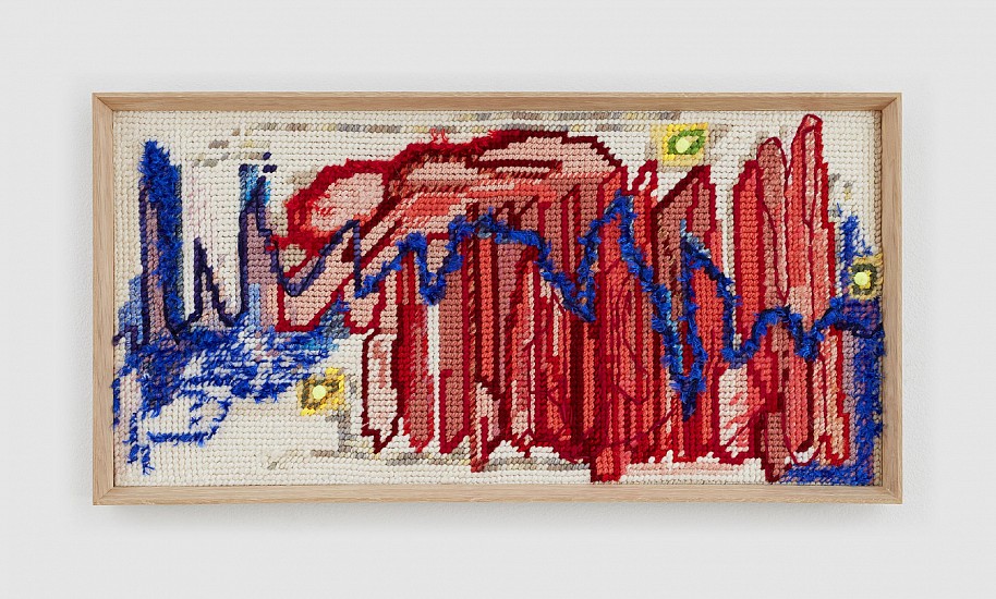 LIZA GROBLER, WAYS TO UNSEE THE WORLD II
2026, WOOL, MOHAIR AND YARN ON CANVAS