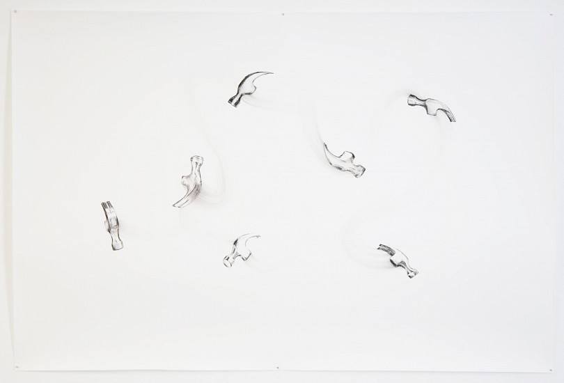 WARREN MAROON, THE HANDSHAKE'S NOT WORTH THE GRIP 20
2026, CHARCOAL ON FABRIANO