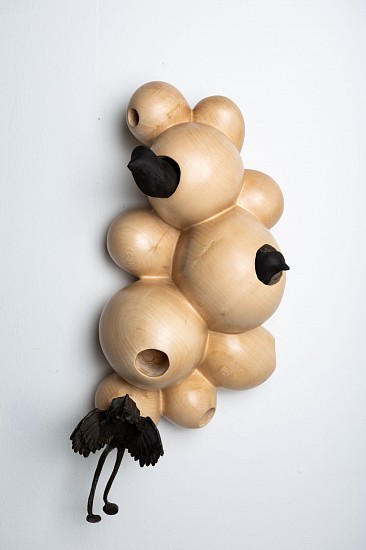 ATANG TSHIKARE, SECHABA
2025, BRONZE AND WOOD
