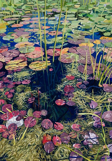 ADELE VAN HEERDEN, NAIAD
2026, OIL AND GOUACHE ON LINEN