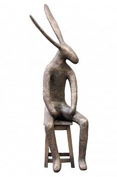 hare on chair 1 medium