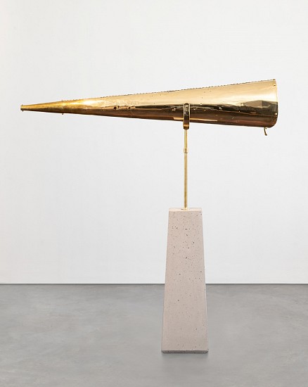 DIANA VIVES, THROAT TO THE STARS
2023, BRASS AND CONCRETE