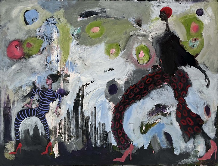 BEEZY BAILEY, A WALK ON THE WILD SIDE
2025, Mixed Media on Canvas