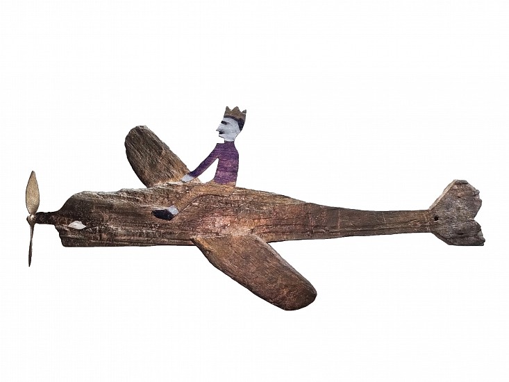 BEEZY BAILEY, AIRPLANE KING (WALL MOUNTED)
2023, Bronze