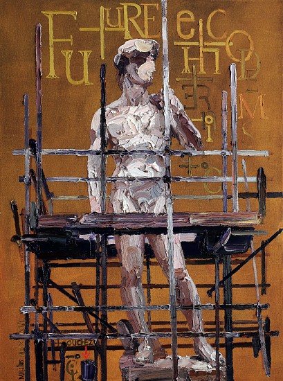 NIGEL MULLINS, FUTURE TECHNODETERMINISTIC
2026, Oil on Canvas
