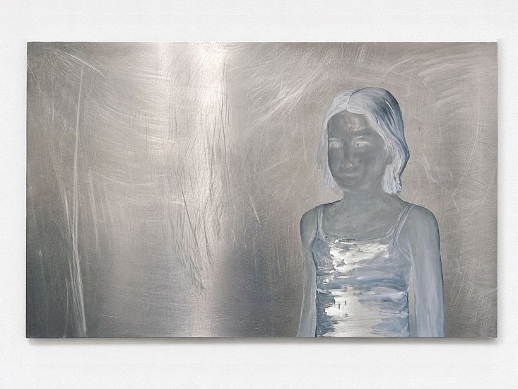 RUBY BAILEY, THE GHOST OF A GIRL WITH NIGHTVISION
OIL ON ALIMINIUM