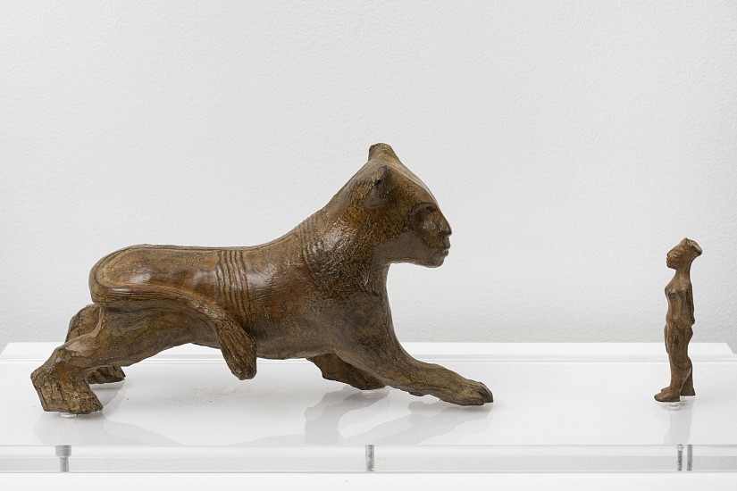 DEBORAH BELL, YOUNG LIONESS AND FIGURE
2025, Bronze