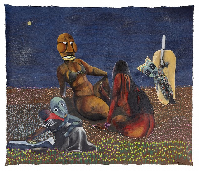 TERESA KUTALA FIRMINO, IN THE FISTS OF MY DREAMS
2024, Mixed Media on Canvas
